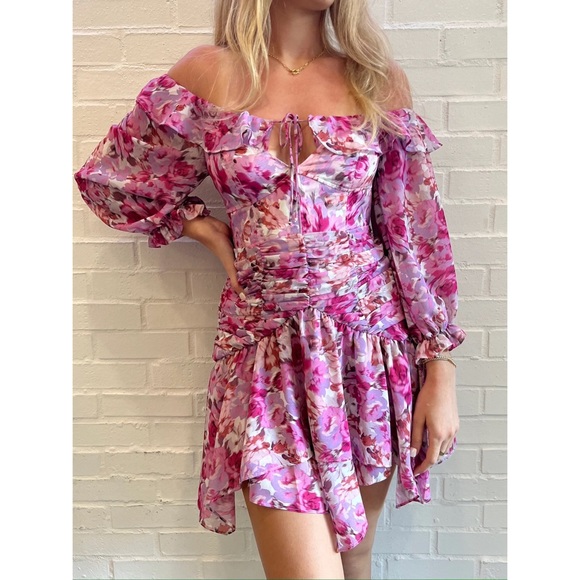 For Love & Lemons Sofia Mini Dress - Picture 2 of 7